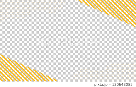 Pop geometric pattern background material 17 Yellow retro style frame 120648083