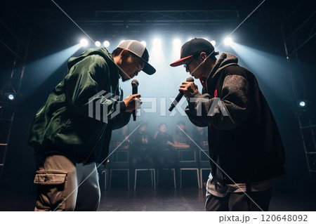 ラップバトルのイメージ01 ラップバトルのイメージ01 120648092