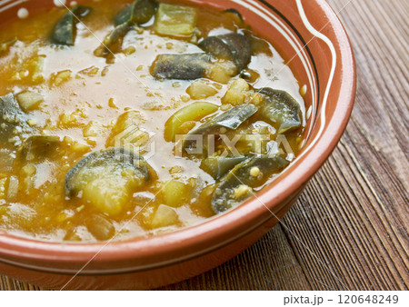 Iraqi Eggplant and Seitan Stew 120648249