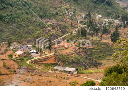 Spring landscape in Ha Giang - Northern mountainous province of Vietnam Spring landscape in Ha Giang - Northern mountainous province of Vietnam 120648760