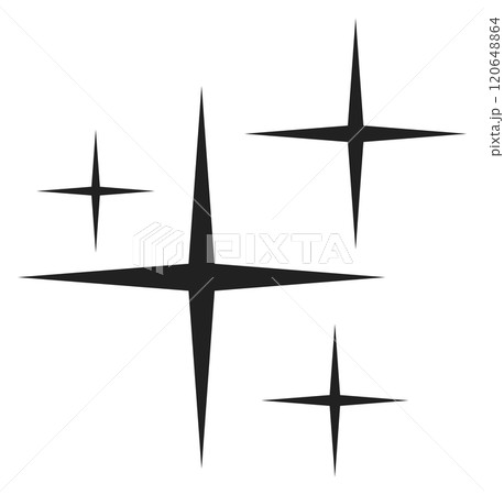 Three black stars are arranged in a row Three black stars are arranged in a row 120648864