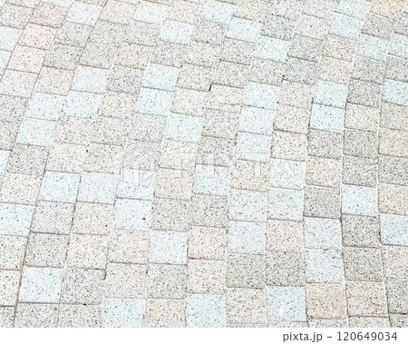 淡い色合いの石畳の写真素材 120649034