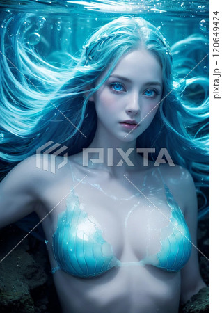 青い目のマーメード 120649424