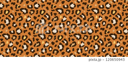 Patterned abstract background of leopard, Cheetah skin. Luxury, chic, fashion concept. Minimalist 120650943