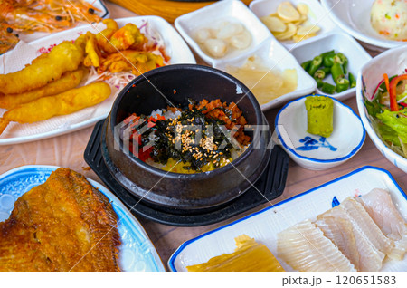 Korean style Fish Roe Rice Korean style Fish Roe Rice 120651583