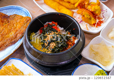 Korean style Fish Roe Rice Korean style Fish Roe Rice 120651587
