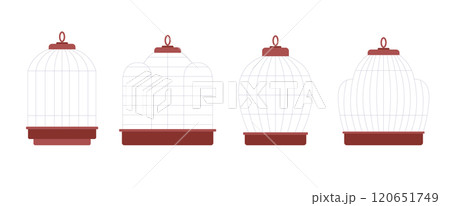 Set of ordinary simple cages. 120651749