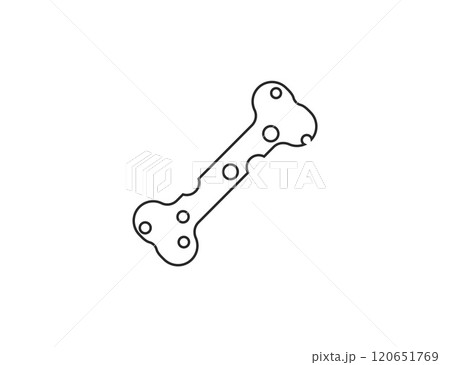 Osteoporosis, bone, disease icon. Vector illustration. 120651769