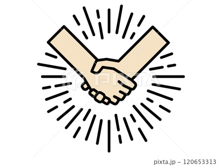 握手のアイコン 握手のアイコン 120653313
