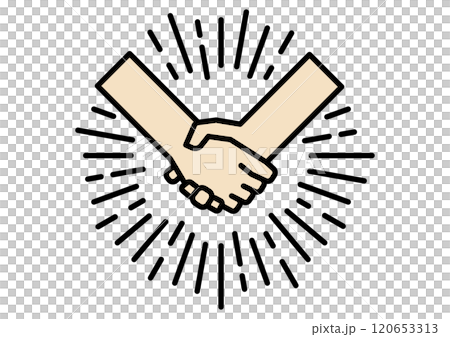 握手のアイコン 握手のアイコン 120653313