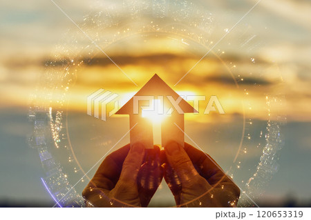The house of faith is the light of hope. 120653319