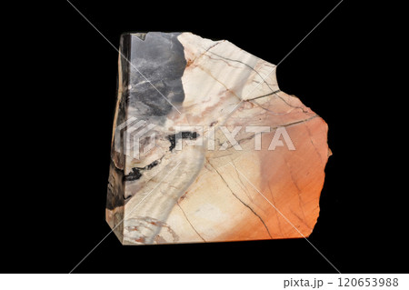 macro stone mineral jasper on black background macro stone mineral jasper on black background 120653988