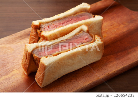 牛カツサンド 120654235