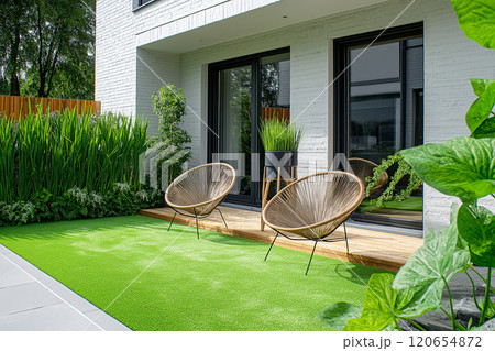 住宅イメージ 芝生の憩いのスペース 住宅イメージ 芝生の憩いのスペース 120654872