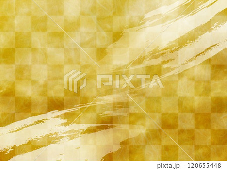 金色格子柄とかすれ 金色格子柄とかすれ 120655448