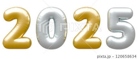 3D画像_文字風船_2025 120658634