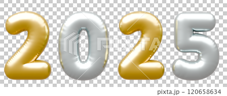 3D画像_文字風船_2025 120658634