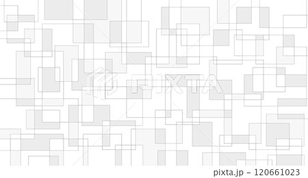 モノクロの幾何学模様のテクスチャ素材	 120661023