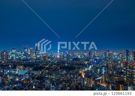 恵比寿から見る東京タワー夏ライトアップ2024 恵比寿から見る東京タワー夏ライトアップ2024 120661193