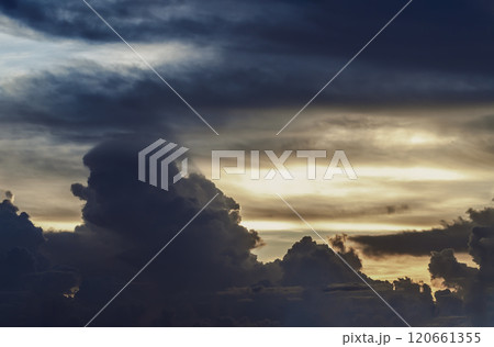 The sky is being covered with amazing clouds. The sky is being covered with amazing clouds. 120661355