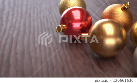 The Christmas decor Background for Holiday concept 3d rendering. 120661630