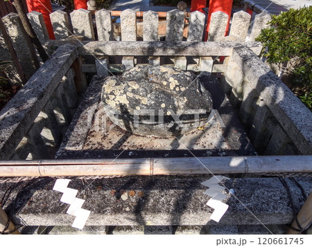 車折神社　手水舎 120661745