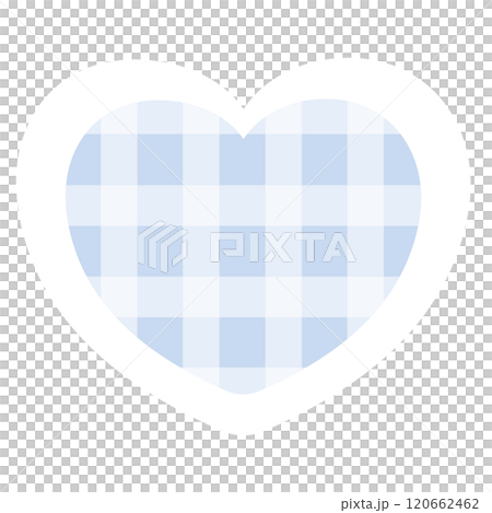 Blue and white heart, plaid pattern for Valentine's day, love sign, symbol, fashion, accessory, cute patch, shirt print, sticker, wedding card, plush toy, brooch, couple, relationship, icon Blue and white heart, plaid pattern for Valentine's day, love sign, symbol, fashion, accessory, cute patch, shirt print, sticker, wedding card, plush toy, brooch, couple, relationship, icon 120662462