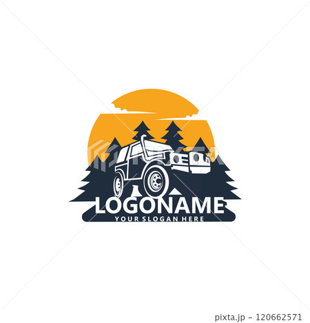 jeep adventure template logo design 120662571