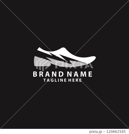 lightning shoe logo design vector 120662585