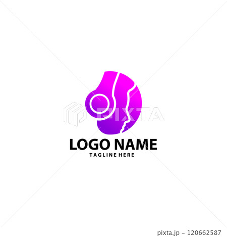 man headphone template logo design man headphone template logo design 120662587