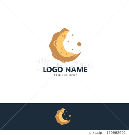 moon cookies logo design vector moon cookies logo design vector 120662692