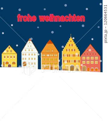 メリークリスマス　frohe weihnachten　ローテンブルク　rothenburg　ドイツ 120664531