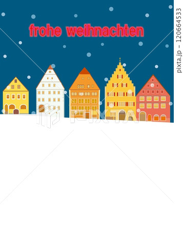 メリークリスマス　frohe weihnachten　ローテンブルク　rothenburg　ドイツ 120664533