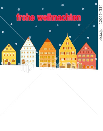 メリークリスマス　frohe weihnachten　ローテンブルク　rothenburg　ドイツ 120664534