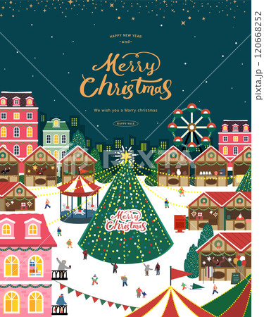 Christmas illustration. Web-Banner. POP-UP 120668252