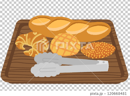 菓子パンのイラスト 120668481