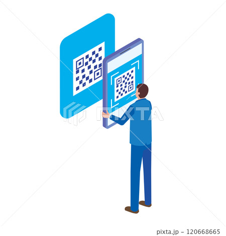 二次元バーコードの読み込み 120668665
