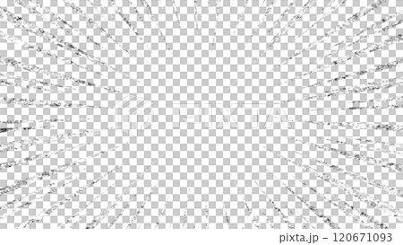 シルバー風のキラキラした漫画の集中線の素材 シルバー風のキラキラした漫画の集中線の素材 120671093
