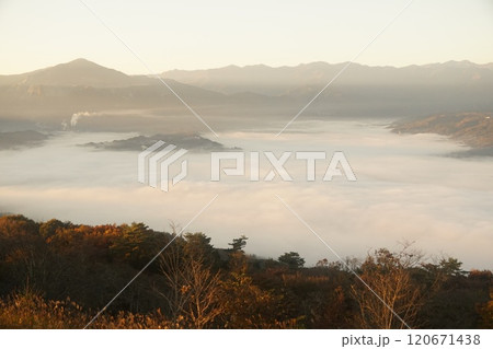 蓑山からの雲海 120671438