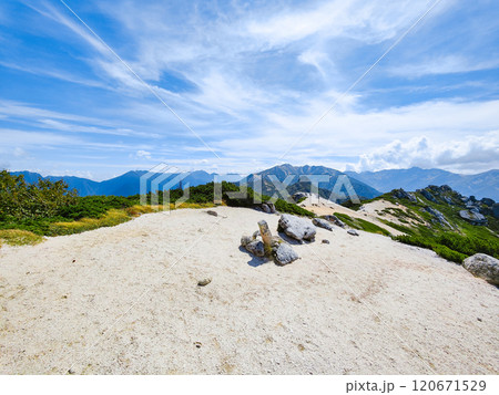 夏の烏帽子岳・南沢岳登山(南沢岳山頂) 夏の烏帽子岳・南沢岳登山(南沢岳山頂) 120671529