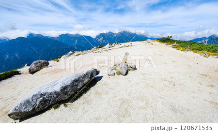 夏の烏帽子岳・南沢岳登山(南沢岳山頂) 夏の烏帽子岳・南沢岳登山(南沢岳山頂) 120671535