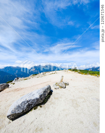 夏の烏帽子岳・南沢岳登山(南沢岳山頂) 夏の烏帽子岳・南沢岳登山(南沢岳山頂) 120671546