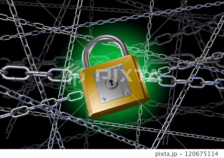 セキュリティのイメージ（情報保護） 120675114