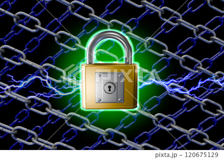 セキュリティのイメージ（情報保護） 120675129