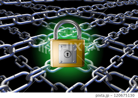 セキュリティのイメージ（情報保護） 120675130