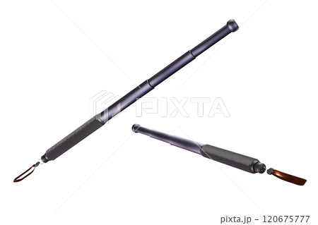 警棒 (特殊警棒：Night stick)　透過素材 120675777