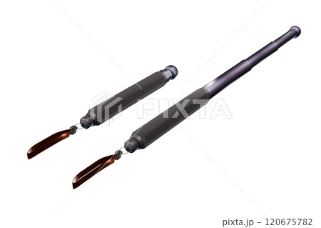 警棒 (特殊警棒：Night stick)　透過素材 120675782