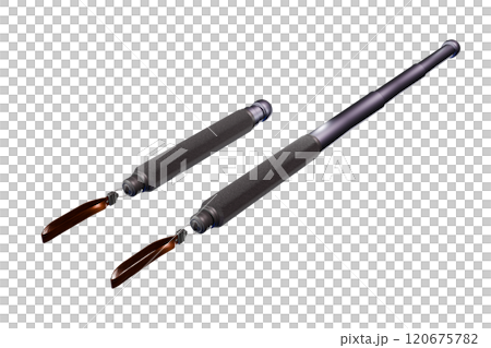 警棒 (特殊警棒：Night stick)　透過素材 120675782