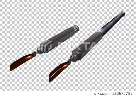 警棒 (特殊警棒：Night stick)　透過素材 120675785