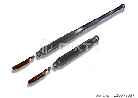 警棒 (特殊警棒：Night stick)　白バック 120675937